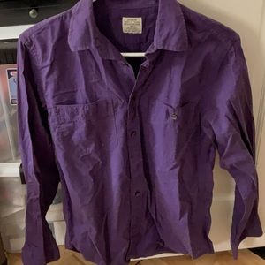 J crew long sleeved oxford button down, small.